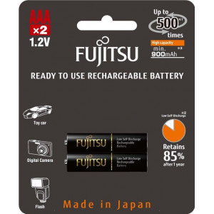 Fujitsu Black přednabitá baterie R03/AAA, blistr 2ks