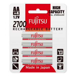 Fujitsu nabíjecí NiMH baterie 2700 R06/AA, 2700mAh, blistr 2ks