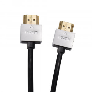  HDMI slim kabel s Ethernetem, HDMI 1.4 A konektor - HDMI 1.4 A konektor, blistr, 50cm