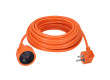   prodlužovací kabel - spojka, 1 zásuvka, oranžová, 10m