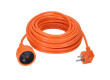  prodlužovací kabel - spojka, 1 zásuvka, oranžová, 15m