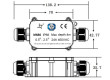  voděodolná propojovací krabička IP68, 5-9/9-12mm, max 2,5mm2