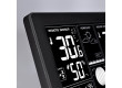 Solight Meteostanice, extra velký černobílý displej, teplota, vlhkost, tlak, RCC, USB nabíjení, černá