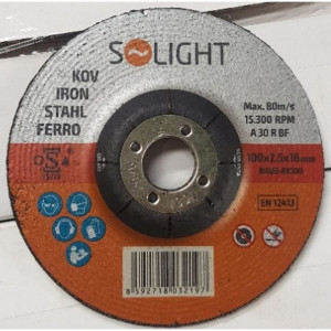 Solight Kotouč brusný na ocel 100 x 2,5 x 16 mm 