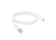Solight lightning kabel, USB 2.0 A konektor - Lightning konektor, silikon, 1m