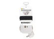Solight 2z + USB A+C 20W PD, cestovní prodlužovací přívod 1.5m, 3 x 1mm2, bílý