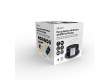 Solight 3z + USB A+C 20W PD, Wireless 10W, výsuvný blok zásuvek, 2m,  černý