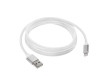Solight lightning kabel, USB 2.0 A konektor - Lightning konektor, silikon, 2m