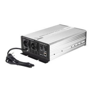 Sinusový měnič napětí UPS 2000W 12/230V + nabíječka 12V/15A