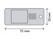 Kamera formát NTSC do vozu AUDI A6L/A4/A8/Q7