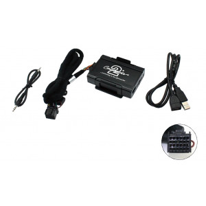 Connects2 - ovládání USB zařízení OEM rádiem Ford 5000, 6000, Jaguar
