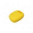 Silikonový obal pro klíč Renault, 1-tlačítkový, žlutý