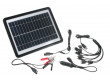 Solární nabíječka 6W pro udržovací dobíjení baterií + dobíjení mobilních telefonů