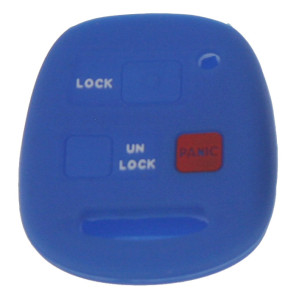 Silikonový obal pro klíč Toyota 3-tlačítkový, modrý