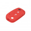 Silikonový obal pro klíč Fiat 3-tlačítkový, červený