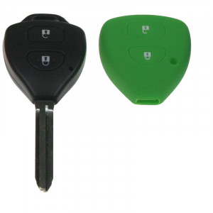 Silikonový obal pro klíč Toyota 2-tlačítkový, zelený