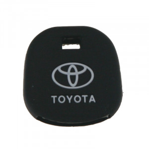 Silikonový obal pro klíč Toyota bez tlačítka, černý