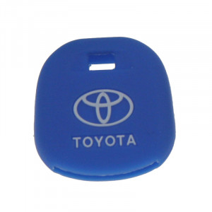 Silikonový obal pro klíč Toyota bez tlačítka, modrý