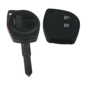 Silikonový obal pro klíč Suzuki 2-tlačítkový, černý
