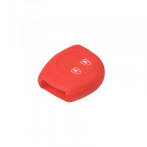 Silikonový obal pro klíč Suzuki 2-tlačítkový, červený