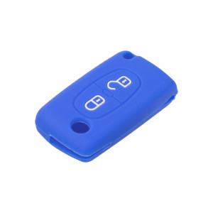 Silikonový obal pro klíč Citroen 2-tlačítkový, modrý
