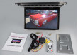 Stropní LCD monitor 10,1" černý s HDMI/microSD/IR/FM, ultra tenký