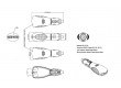 CL adaptér 12V/0,5A 2x USB