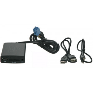 Connects2 - ovládání USB zařízení OEM rádiem Peugeot, Citroen/AUX vstup