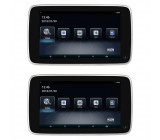 Set LCD monitorů 10,8" OS Android/USB/SD s držákem na opěrku pro VOLVO