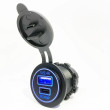 USB 2,4A + USB-C PD 45W zásuvka 12/24V