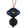 USB QC3.0 + USB-C PD zásuvka 12/24V, montáž na povrch