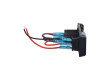 Dvojitá zásuvka do panelu 1x CL, 2x nabíječka USB + vypínač