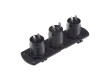 Trojitá zásuvka do panelu CL, Voltmetr, 2x USB nabíječka