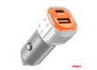 Nabíječka do auta USB-A + USB-C 20W 12/24V