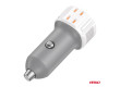 Nabíječka do auta USB-A + USB-C 20W 12/24V