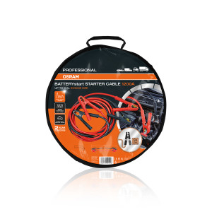 kabely startovací Osram 1200A CELOMĚDĚNÉ