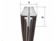 gumičky stěrače 610 mm 2ks