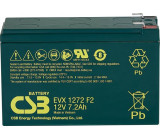 Akumulátor CSB 12V, 7,2Ah (EVX1272 F2)