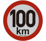 samolepka rychlosti REFLEXNÍ 100 km pr. 15 cm