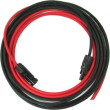Solární kabel 4mm2, červený+černý s konektory 3m