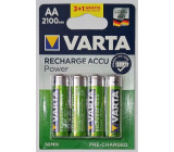 Nabíjecí Baterie Varta 2100mA R06,blistr 4ks 