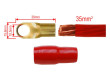 kabelové oko pro kabel 35mm2 /10mm rudá izolace