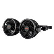 Ventilátor do auta pro opěrku hlavy s USB nabíječk