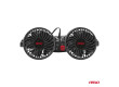 Ventilátor do auta pro opěrku hlavy s USB nabíječk