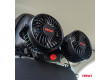 Ventilátor do auta pro opěrku hlavy s USB nabíječk