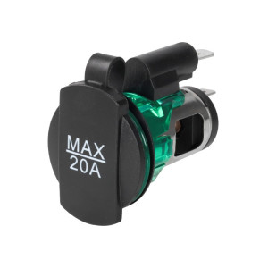CL zásuvka EURO, 12/24V, 20A max