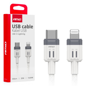 Kabel USB-C na Lightning 20W 100cm FullLINK