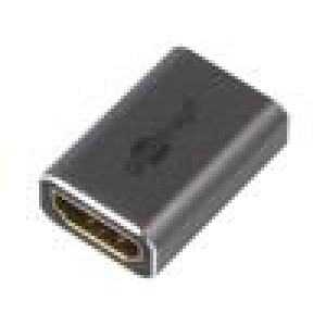 Adaptér HDCP 2.2 HDMI zásuvka,z obou stran stříbrná