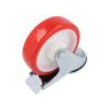 Pojezdové kolo Ø: 125mm W: 35mm H: 156mm otočné s brzdou 200kg