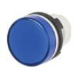 Kontrolka 22mm 46 -25÷55°C Ø22,3mm IP65 modrá Druh: plochá